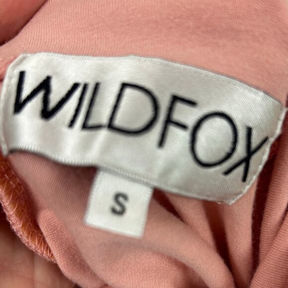 Wildfox Star Pink Halter Peplum Top size S - Picture 3 of 8